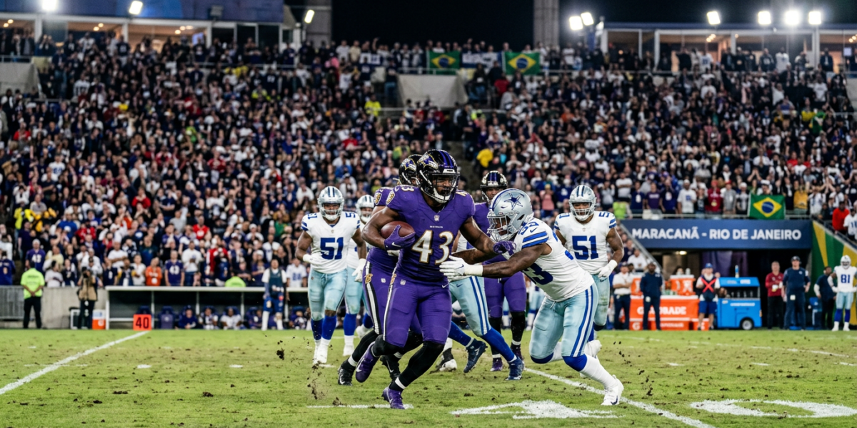 NFL: Ravens vencen en Brasil