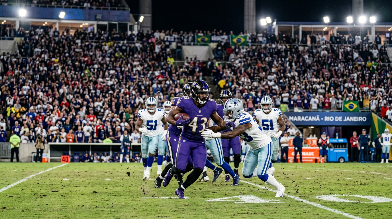 NFL: Ravens vencen en Brasil NFL: Ravens vencen en Brasil