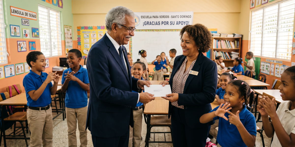 Zapete: Dona RD$2.4M a sordos