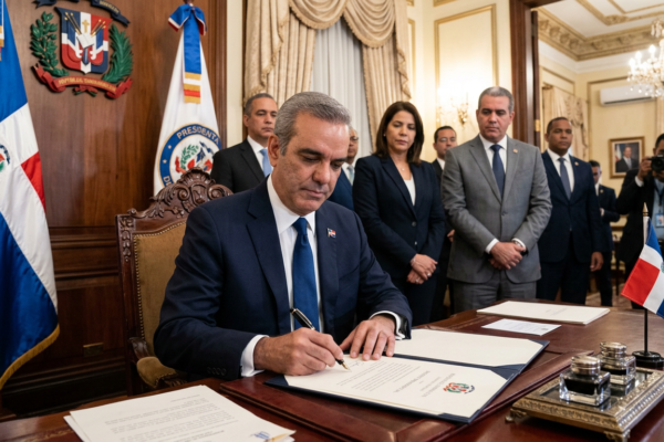 Abinader firma decreto que amplía cobertura del programa de viviendas de bajo costo en zonas rurales