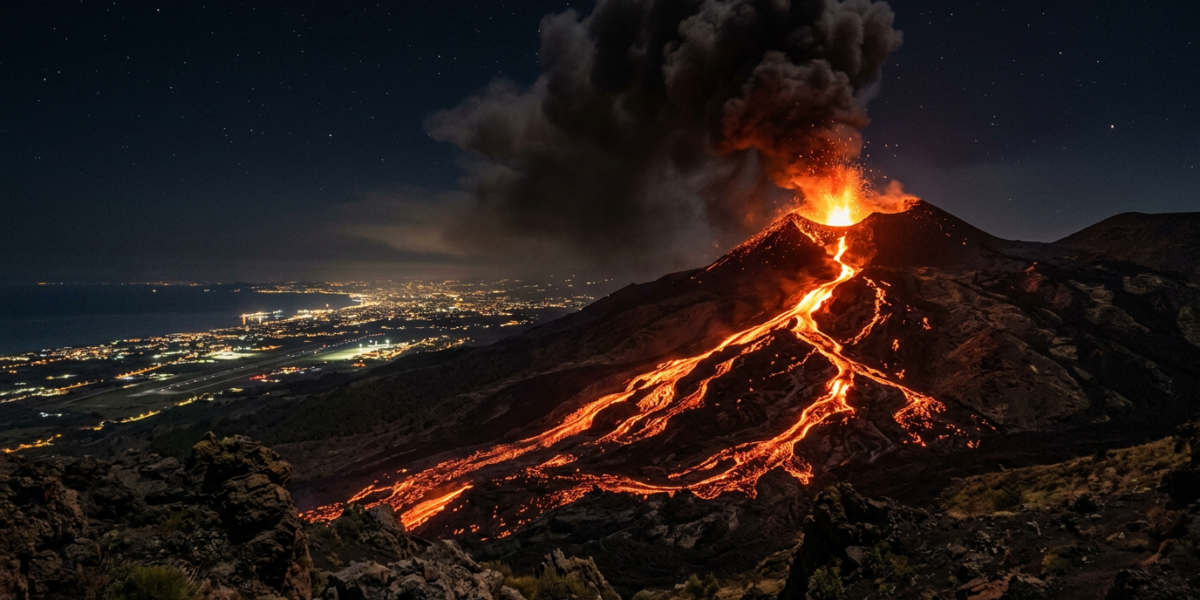 Etna en erupción: Cierran Catania