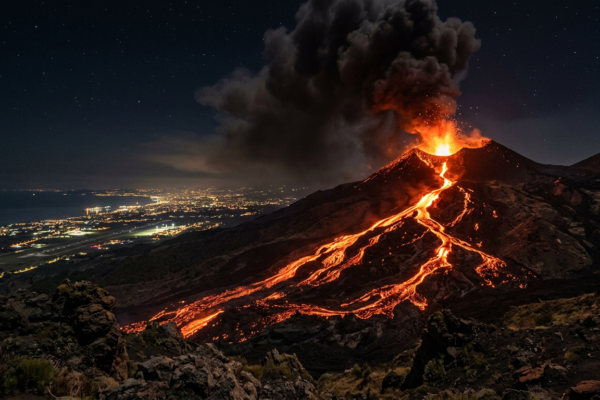 Etna en erupción: Cierran Catania