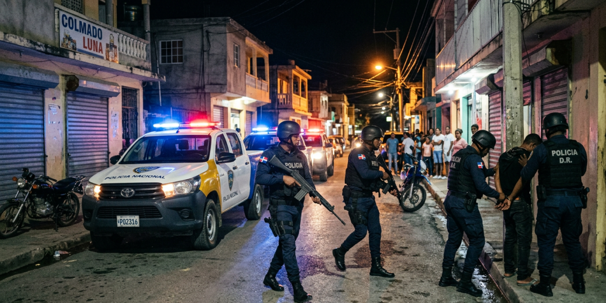Cinco personas mueren en operativos policiales en Barahona durante el fin de semana