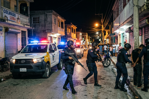 Cinco personas mueren en operativos policiales en Barahona durante el fin de semana