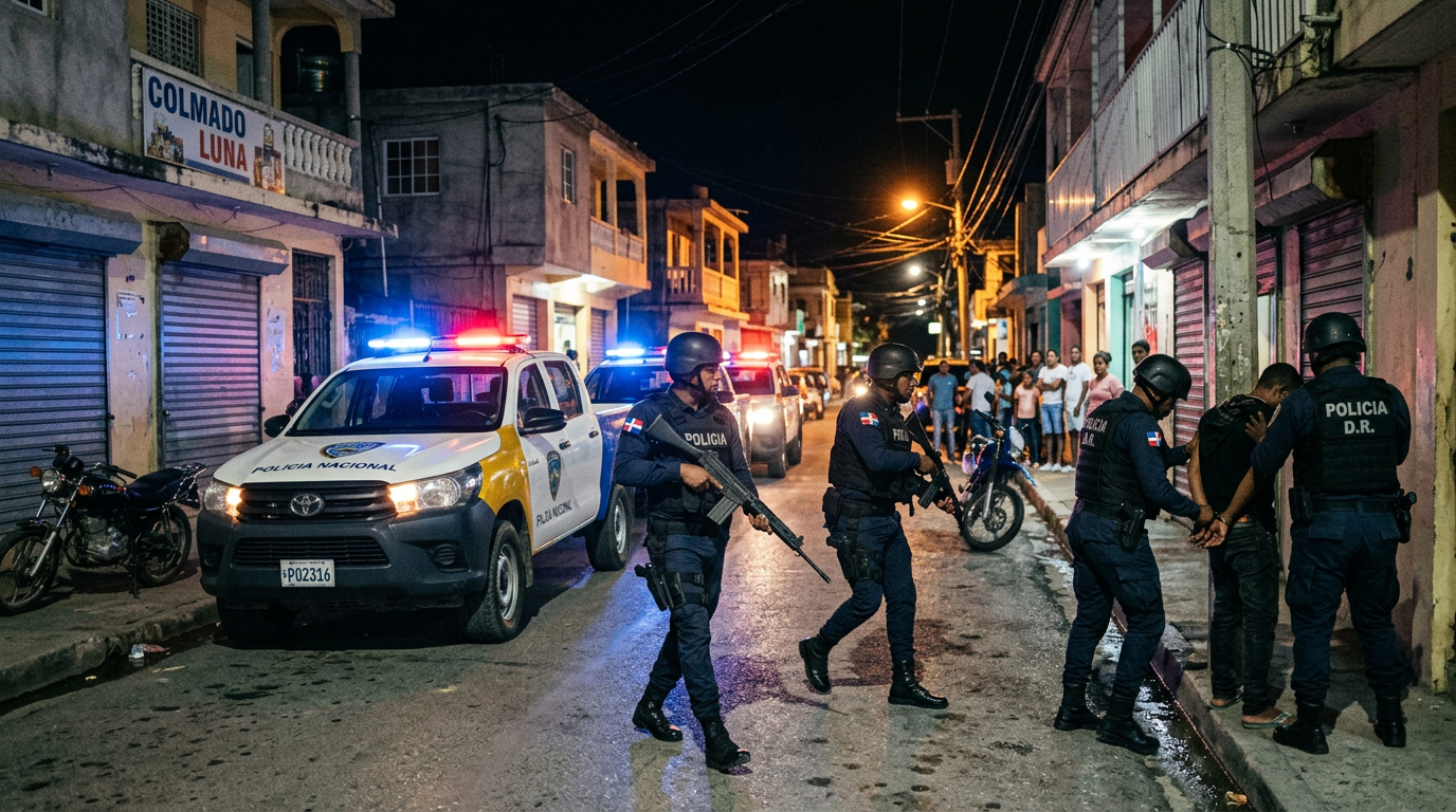 Cinco personas mueren en operativos policiales en Barahona durante el fin de semana