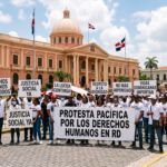 Comisión Nacional de Derechos Humanos protesta frente al Palacio Nacional y exige investigación por muertes en operativos policiales comision-derechos-humanos-protesta-palacio-nacional-muertes-operativos-policiales