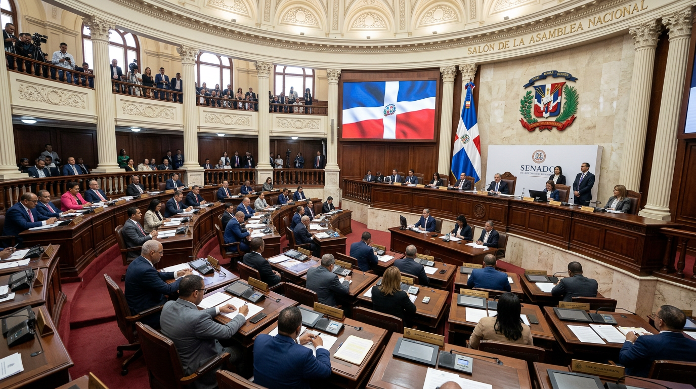 Congreso dominicano inicia semana con agenda legislativa cargada: ley de IA, reforma policial y presupuesto 2027
