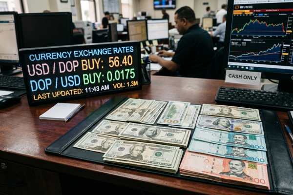 Dólar cierra en RD$59.80