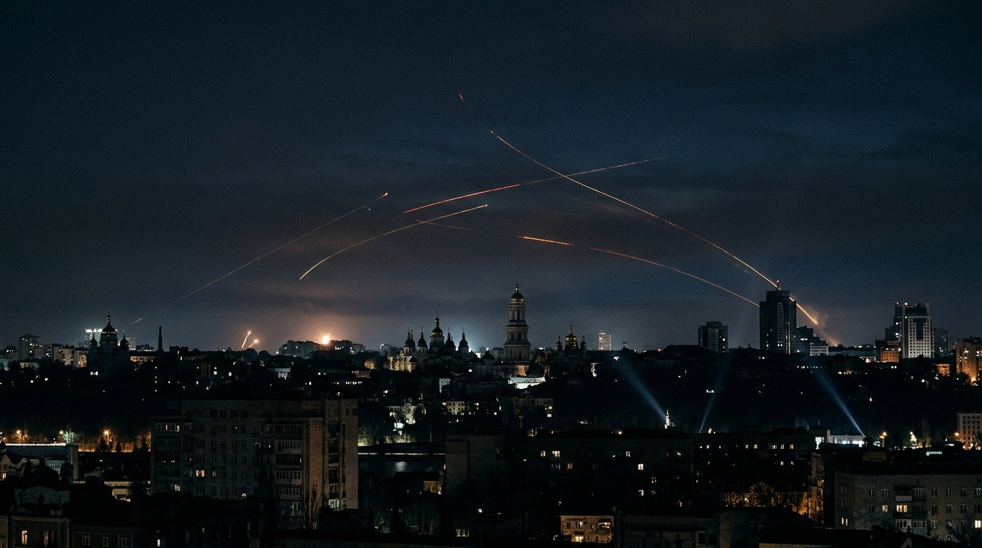 Guerra de drones: Kiev bajo fuego drones_guerra