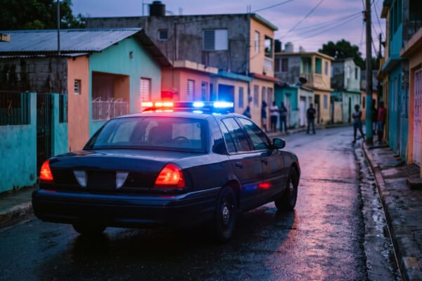 Operativo policial nocturno