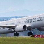 American Airlines aclara que su oficina de boletos en Santo Domingo sigue abierta Avión de American Airlines despega de una pista