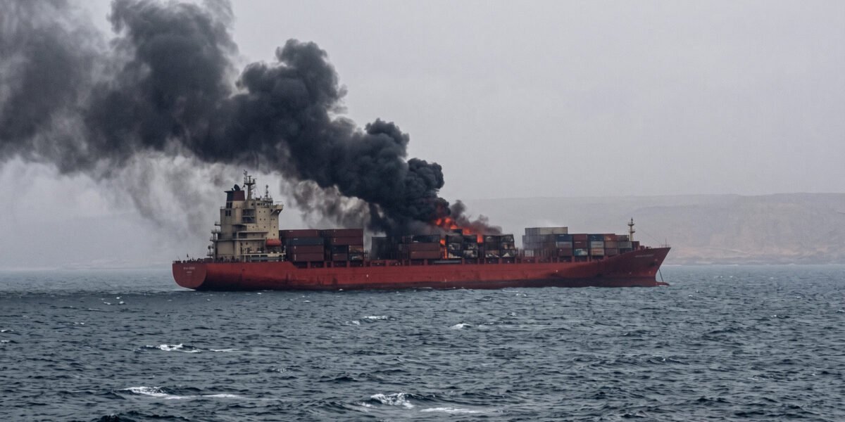 Escalada en el Mar Rojo: Ataque rebelde inhabilita buque comercial en el Golfo de Adén