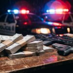 Golpe al narcotráfico en Barahona: Policía apresa a ocho personas con armas y más de RD$600 mil