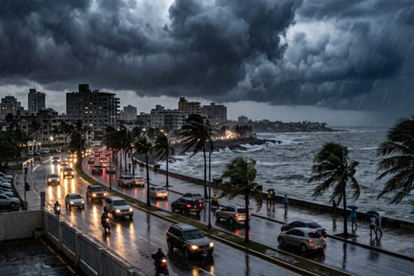COE mantiene alerta verde para 14 provincias por lluvias y tormentas eléctricas