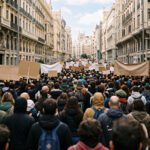 Caos en España: Protestas en 50 ciudades tras desahucio de anciana de 89 años