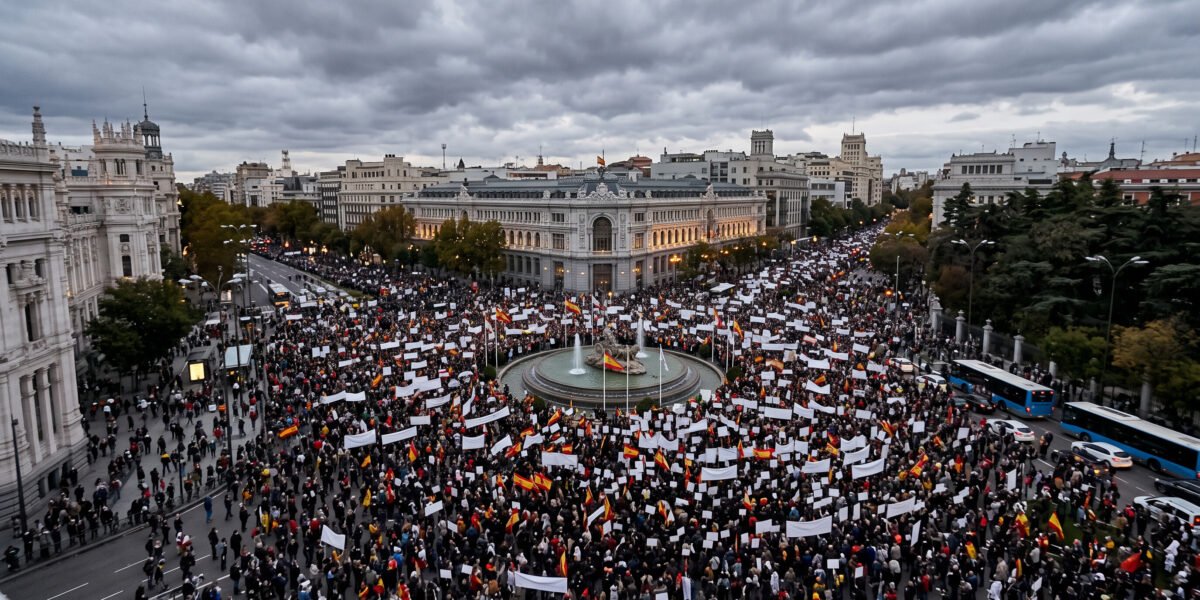 Masivas protestas en España por crisis de vivienda tras fracaso de ley de alquileres