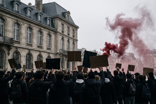 Caos en Francia: más de 1,000 escuelas afectadas por protestas estudiantiles masivas