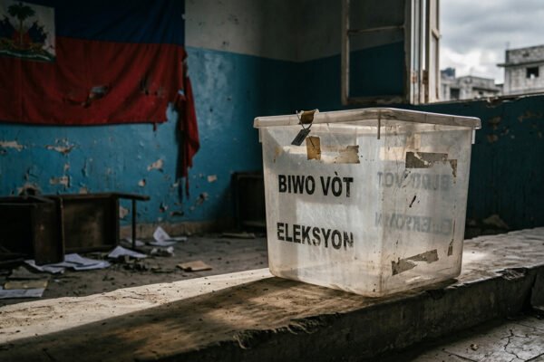 Urna electoral en Haití
