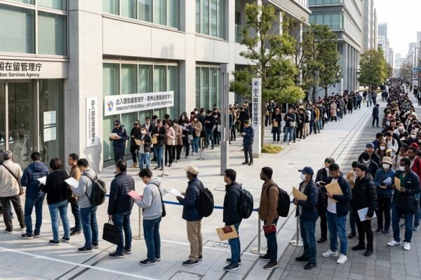 japon caos migratorio tasa residencia permanente octubre 2026