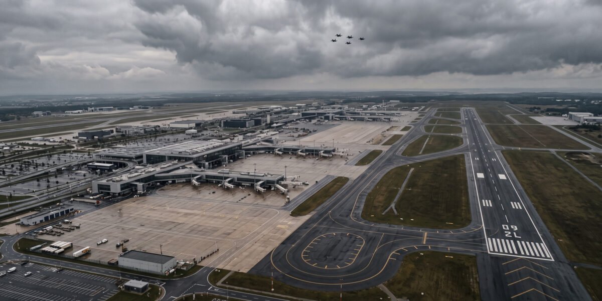 La OTAN moviliza cazas y Lituania cierra aeropuerto principal por dron sospechoso
