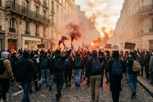 Francia bajo fuego: Históricas protestas estudiantiles ponen en jaque al gobierno de Macron