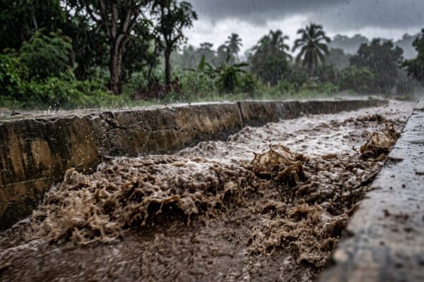 Tragedia en Elías Piña: Dos menores desaparecen arrastrados por agua en una canaleta