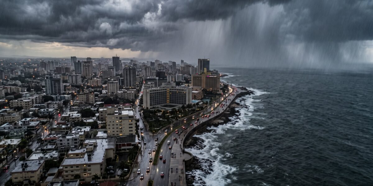 Vaguada y alerta verde en República Dominicana