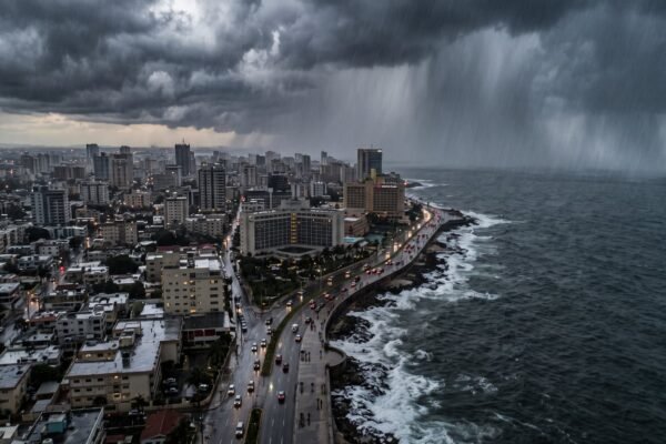 Vaguada y alerta verde en República Dominicana
